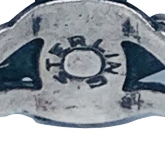 Native American 925 Sterling Silver Blue Turquoise Ring Sz 5 Sleeping Beauty - Picture 12 of 14